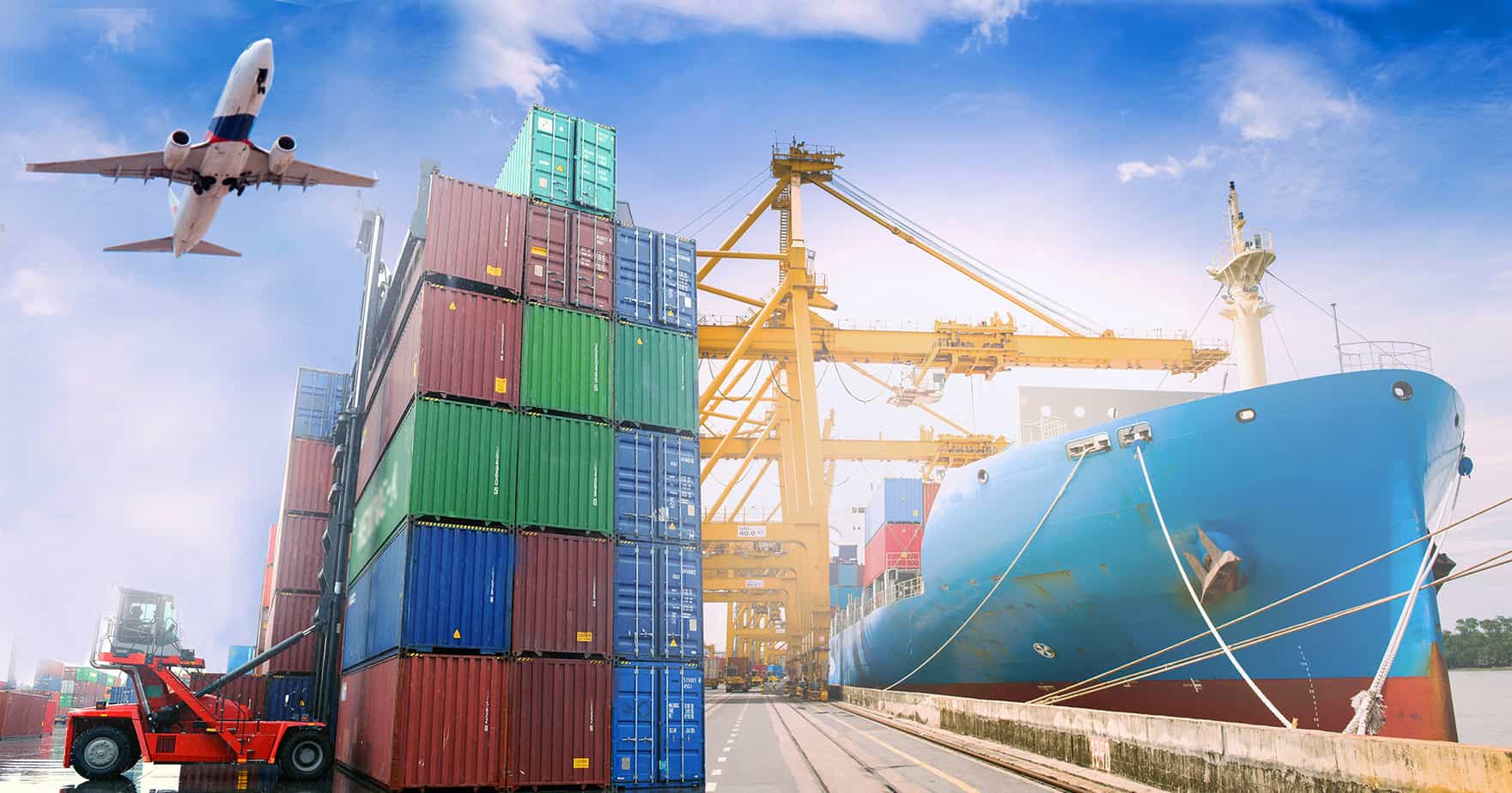 Außenhandel Import und Export